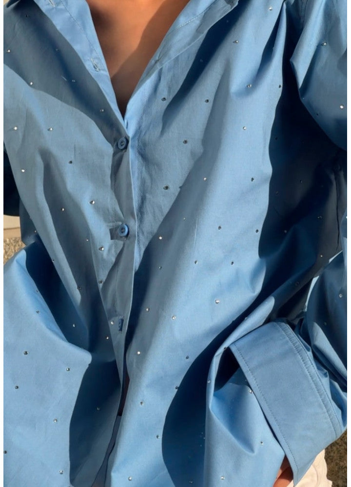 ZIGZAG shirt in scattered beige