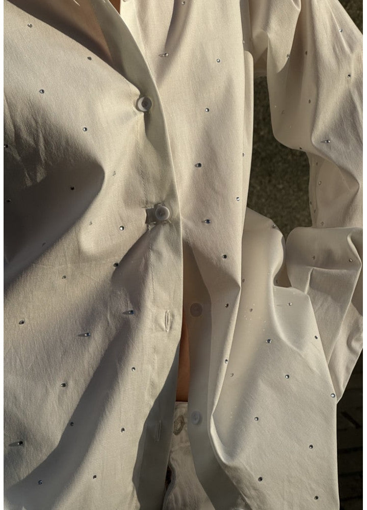 ZIGZAG shirt in scattered beige