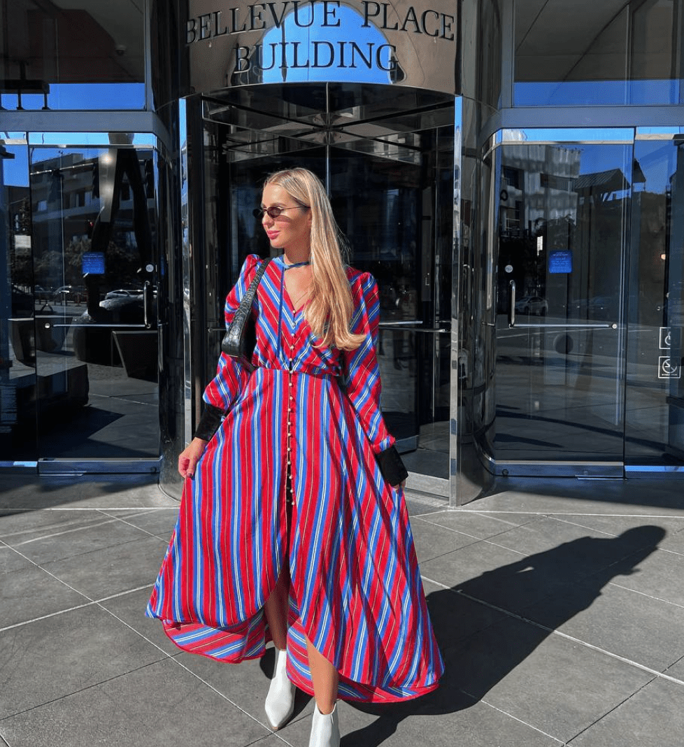 Cукня KRISTINA LAPTSO Vibrant в смужку