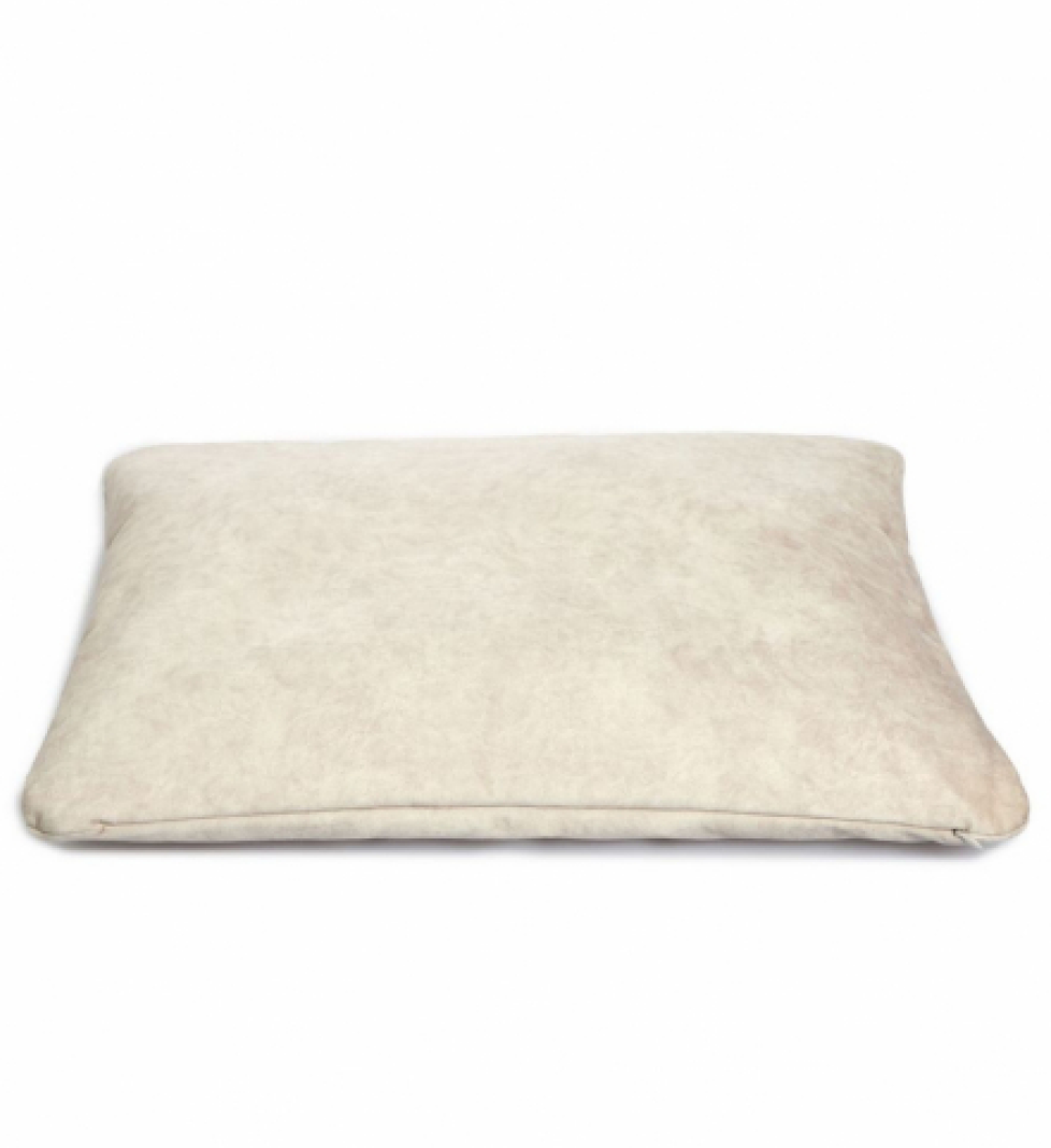 Лежак MALTIPOO зі шкіри та велюру World Beige