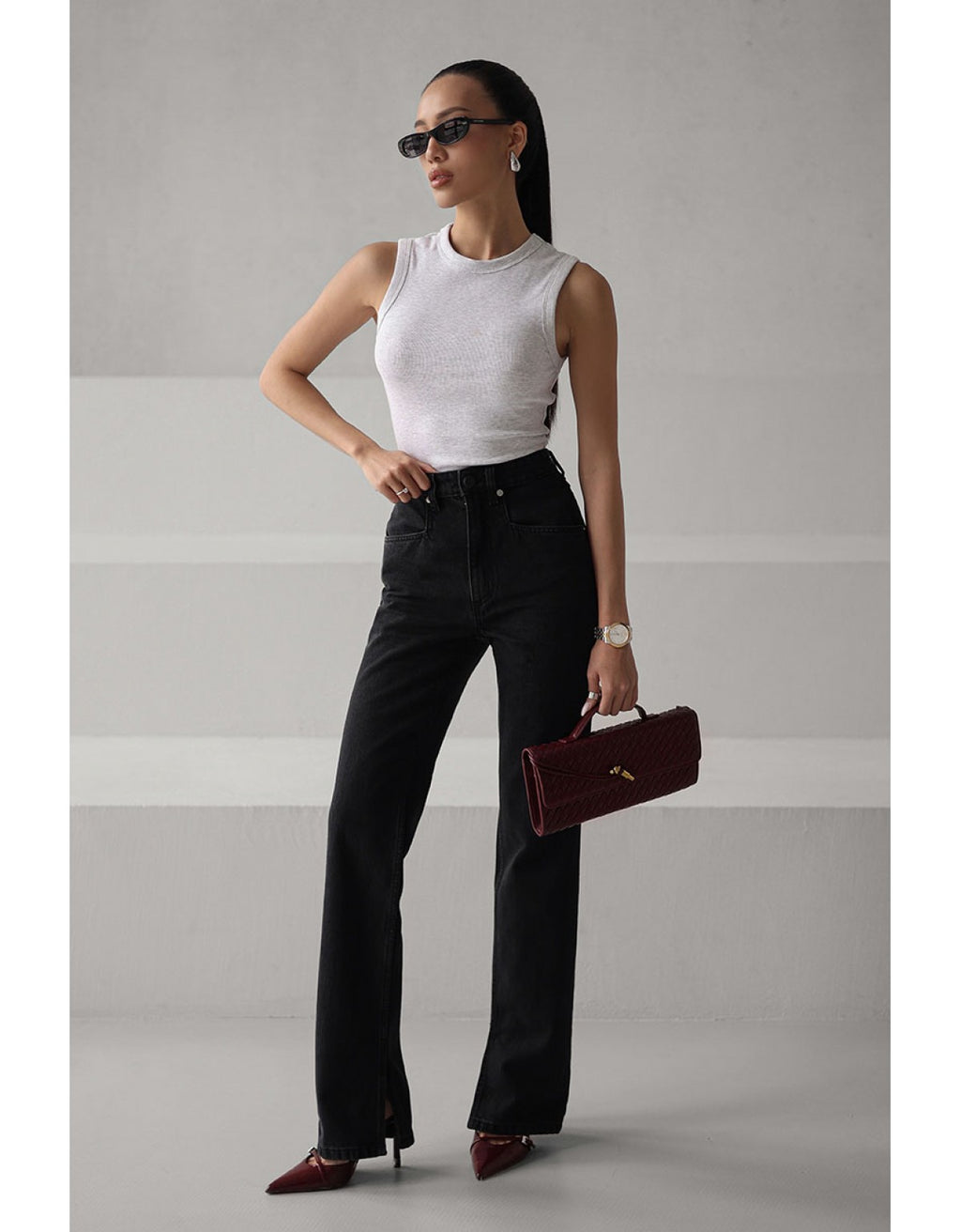 ДЖИНСИ LINDA (ЧОРНІ)