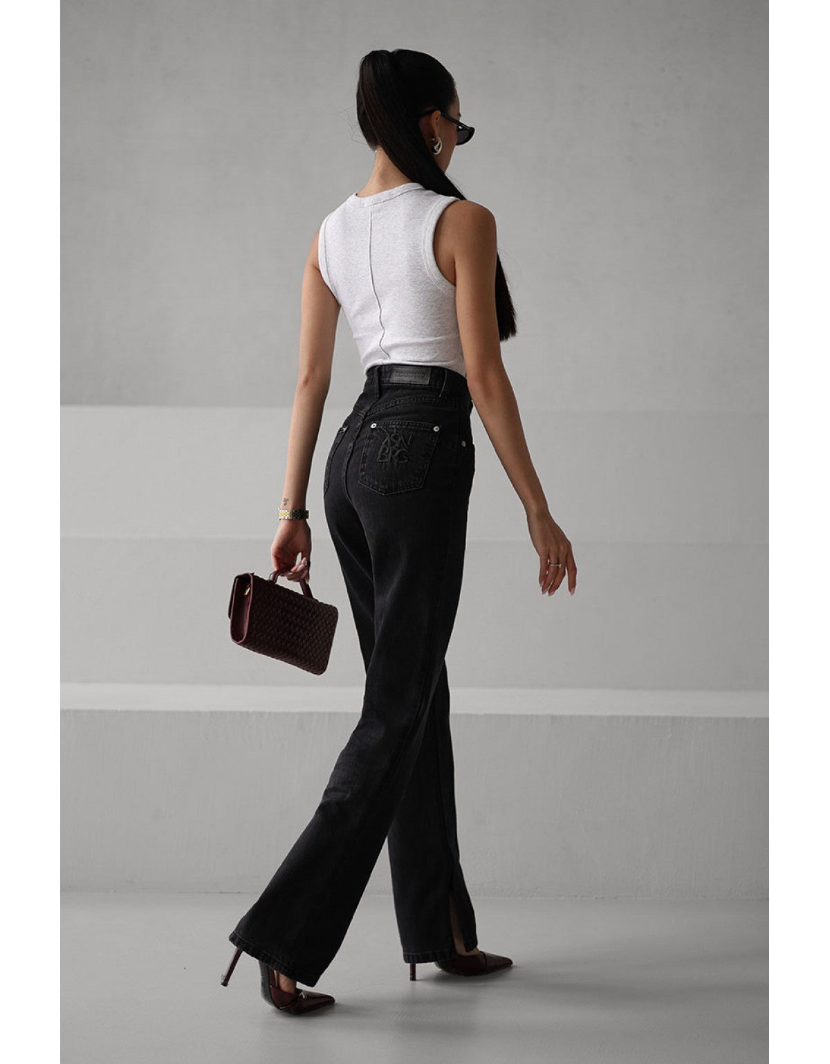 ДЖИНСИ LINDA (ЧОРНІ)