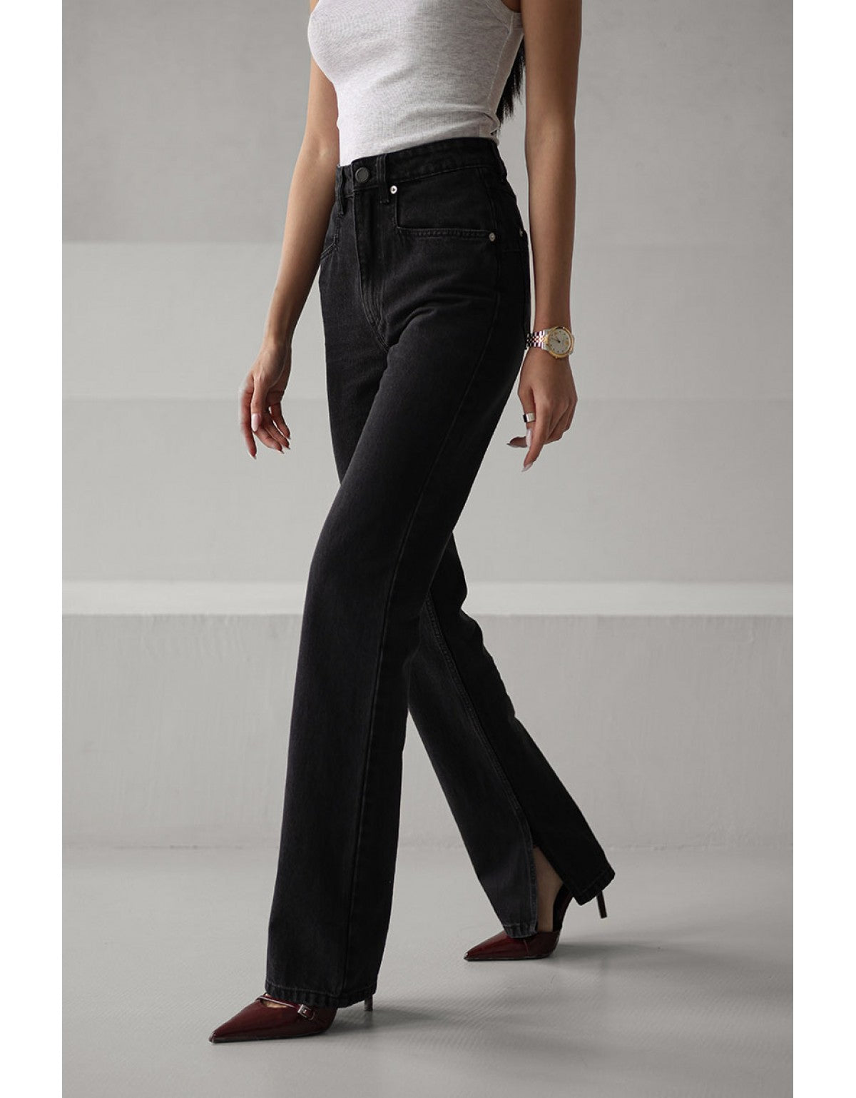 ДЖИНСИ LINDA (ЧОРНІ)