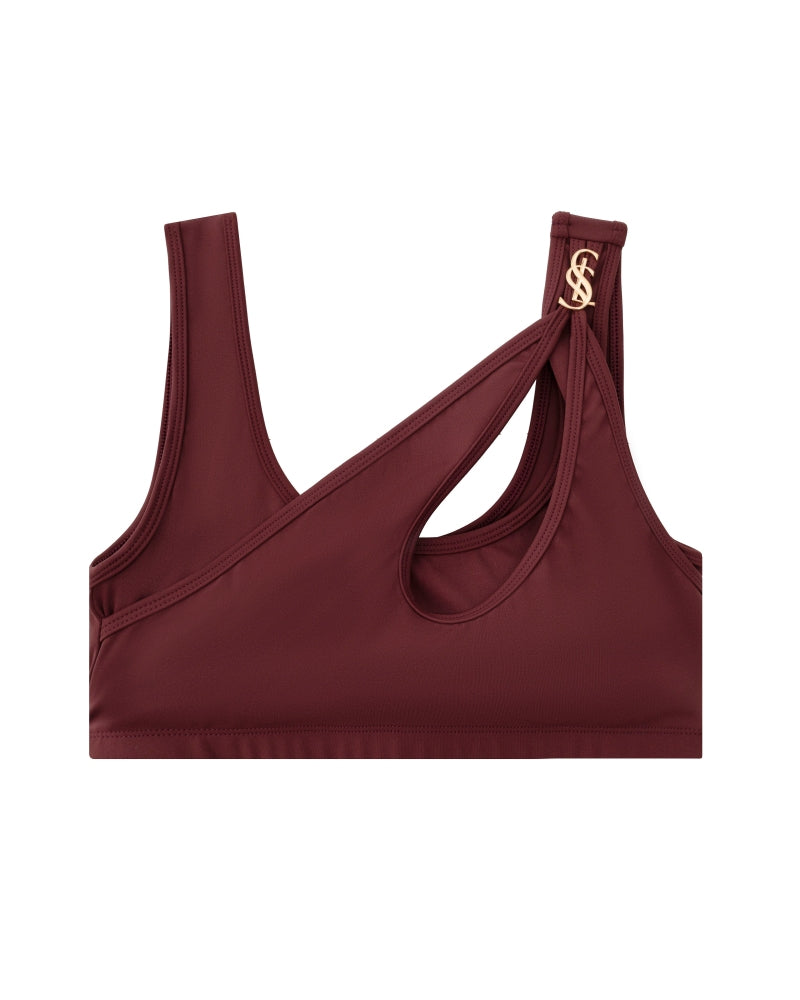 L’essence Studio Asymetric Bra Black