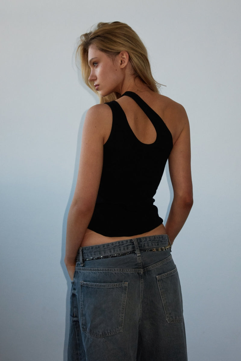 ASYMMETRIC TANK TOP