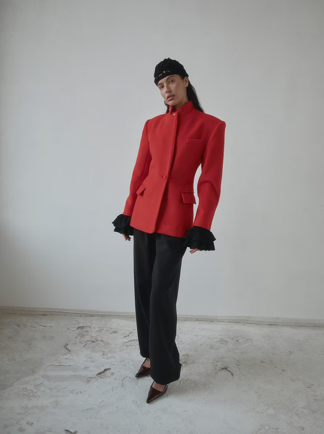 Handmade knitted sleeves "KNOT"
