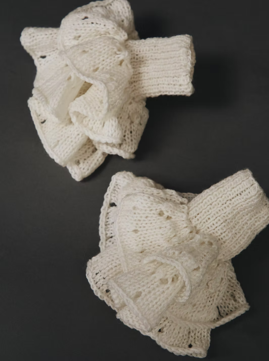 Handmade knitted sleeves "KNOT"