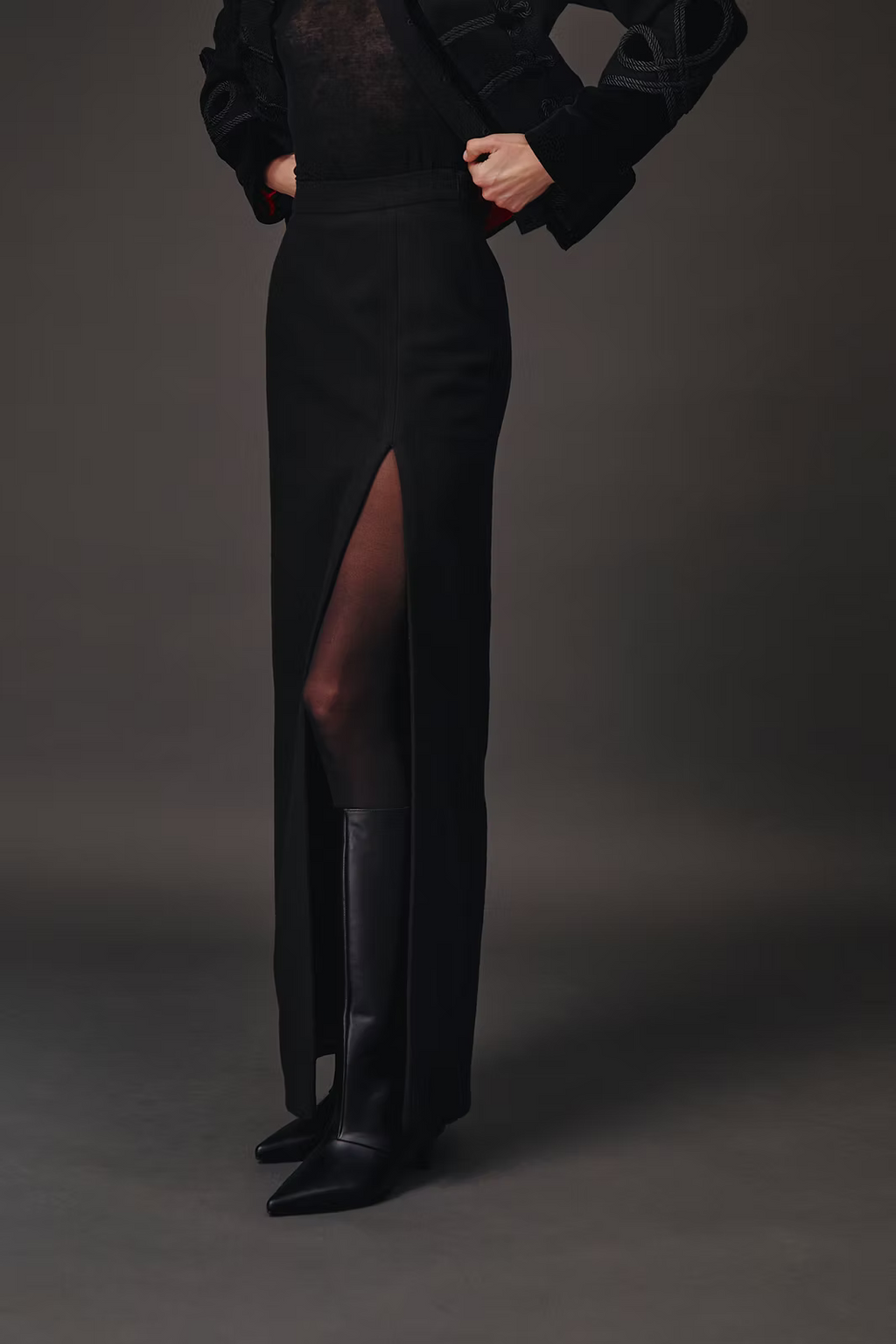 Wool skirt "CODE"
