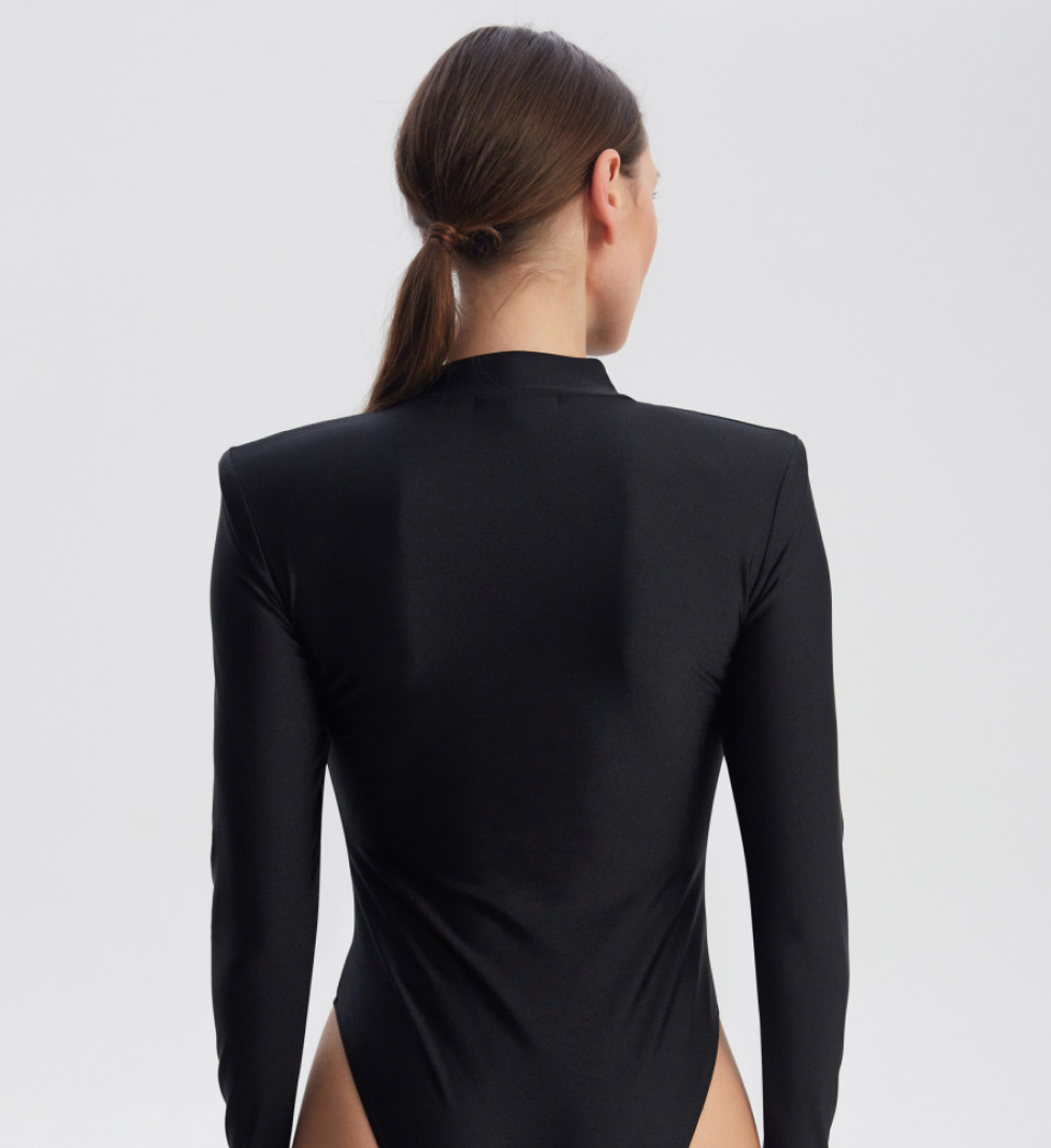 Боді LA MARE чорний з блискавкою