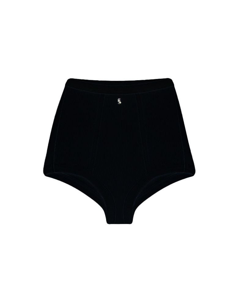 RIBBED BOXER SHORTS