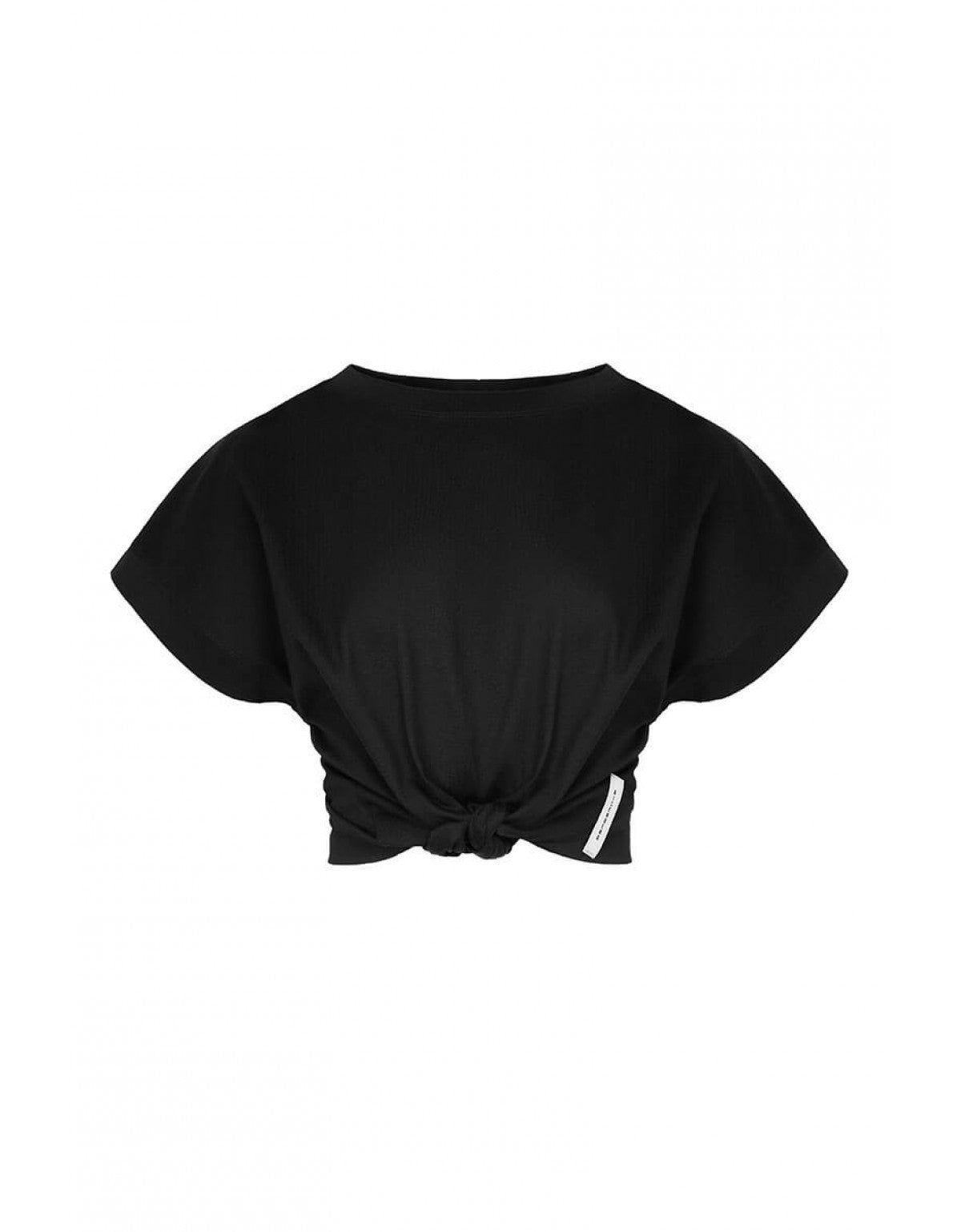 Knot-front t-shirt