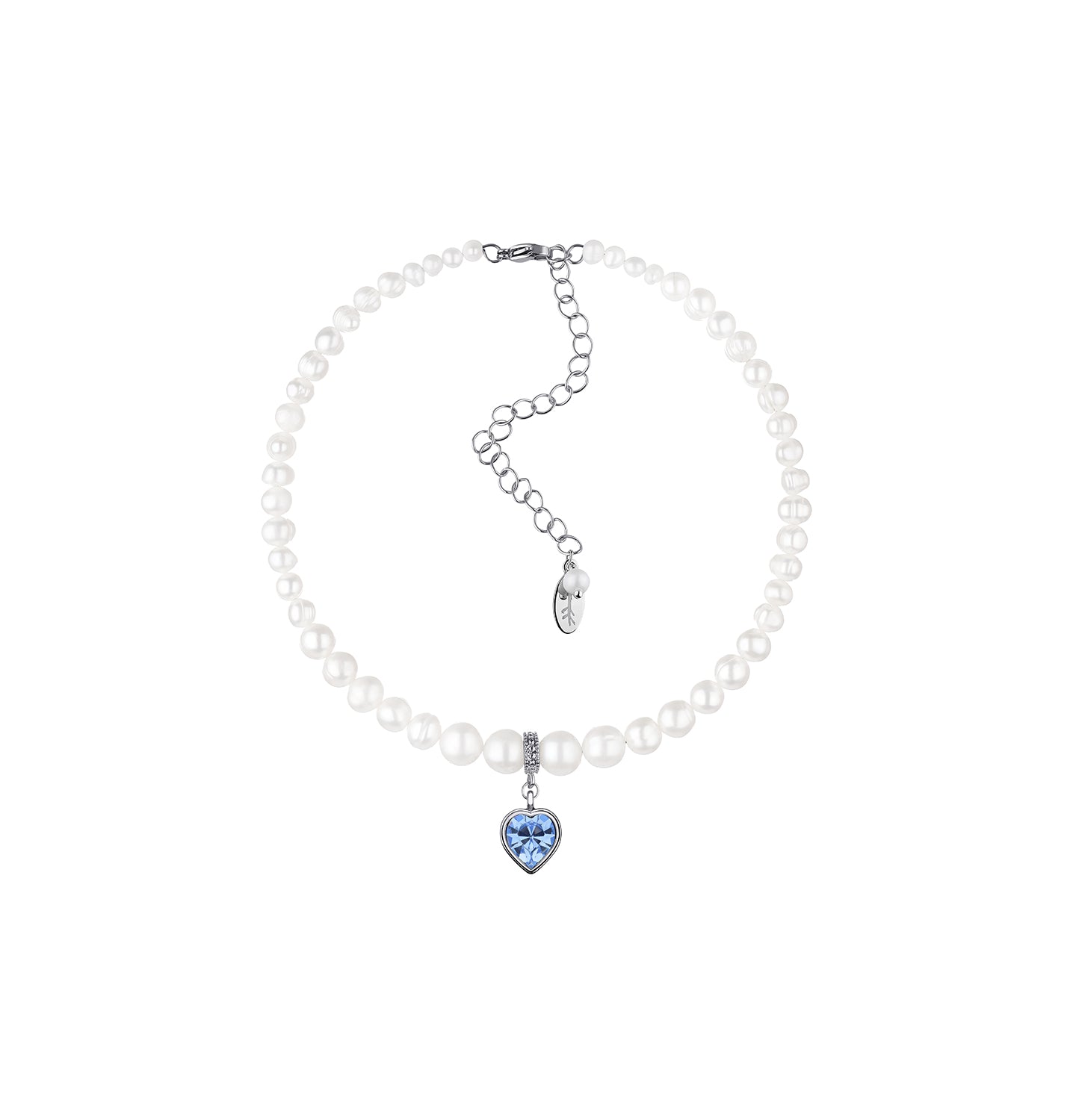 PEARLS CHOKER WITH HEART - фото 31
