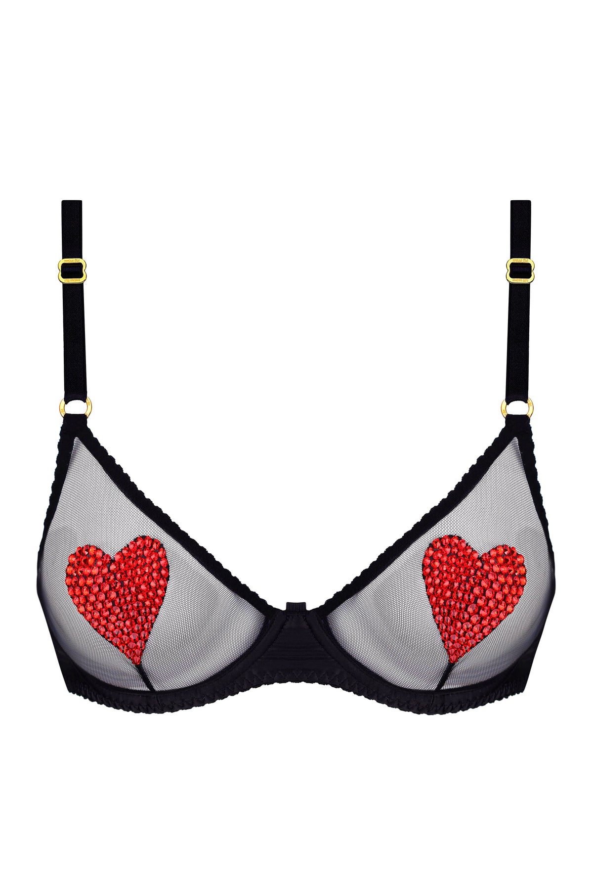 Бюст Black Love Cristal Red - фото 1
