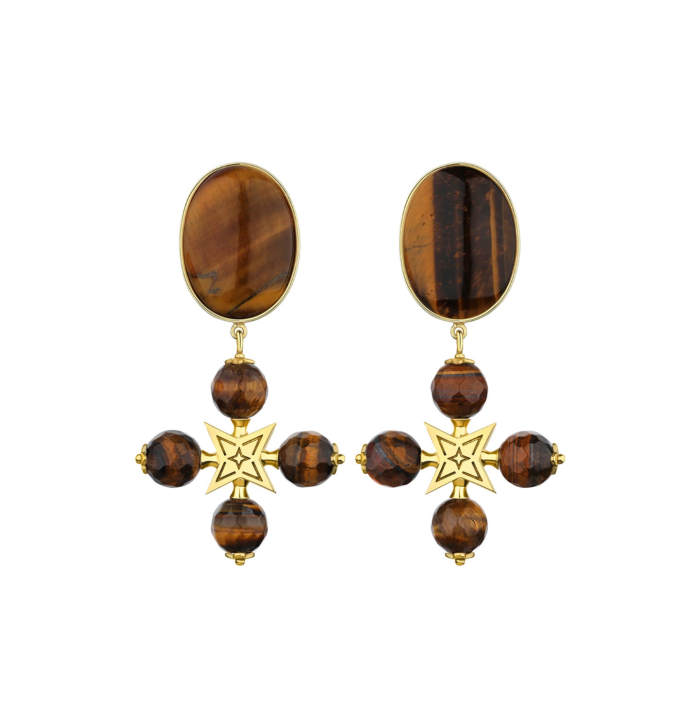 "DESERT ROSE" CLIP EARRINGS - фото 1