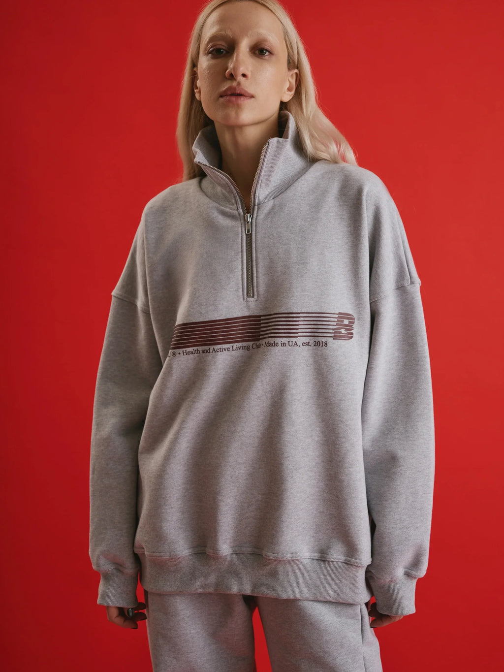 Сірий костюм з джогерами BUDDU SPORT