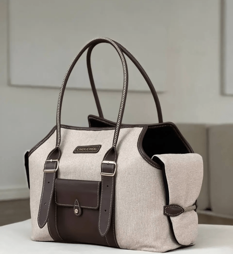 Сумка-переноска CHOUCHOU для собак "Classy" бежева