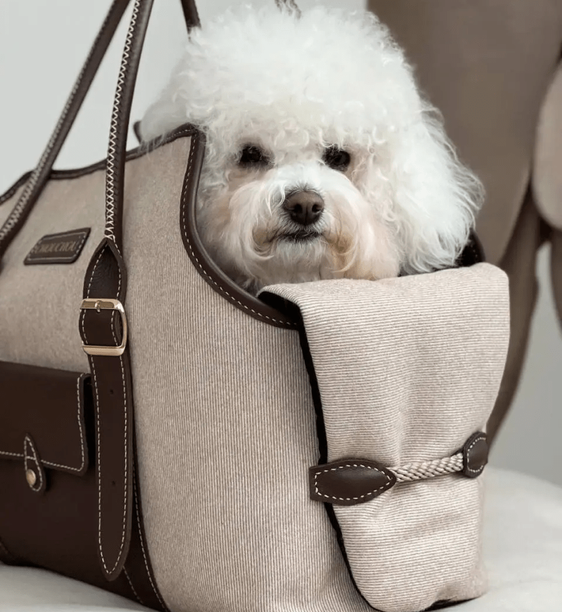 Сумка-переноска CHOUCHOU для собак "Classy" бежева