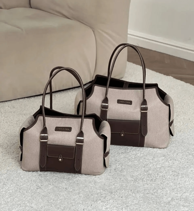 Сумка-переноска CHOUCHOU для собак "Classy" бежева