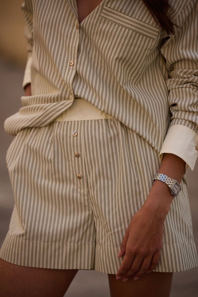 COTTON BOXER SHORTS - STRIPE