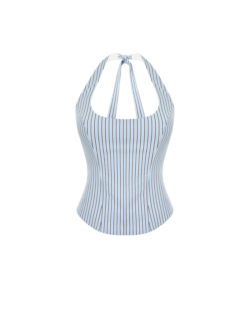 COTTON CORSET - LIGHT BLUE