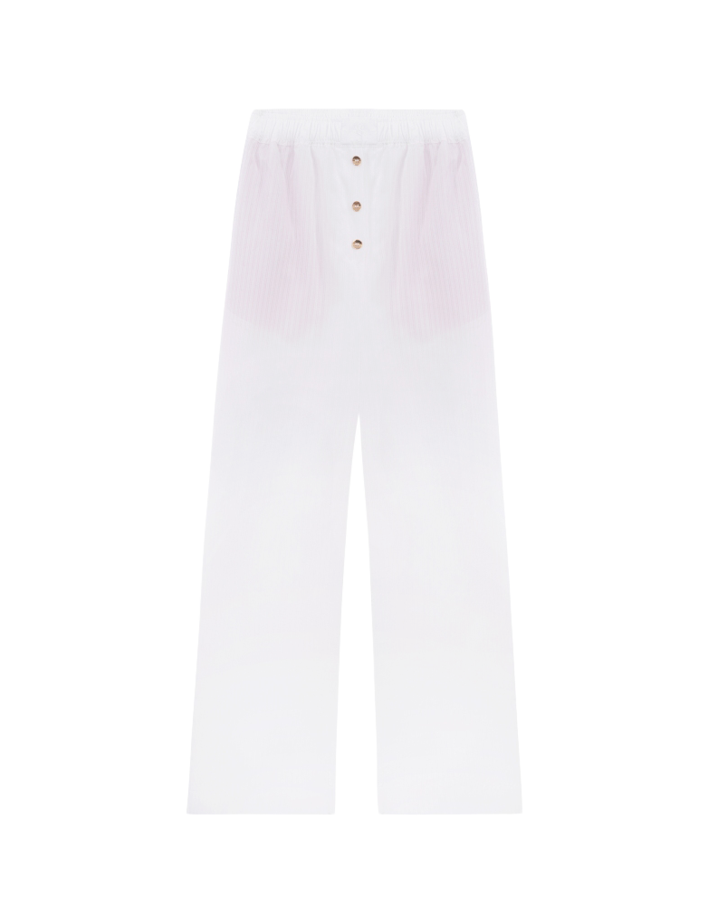 COTTON PULL ON PANTS - STRIPE