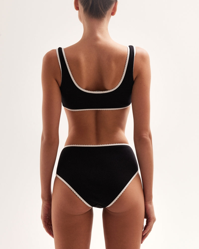 COTTON RIB BRALETTE