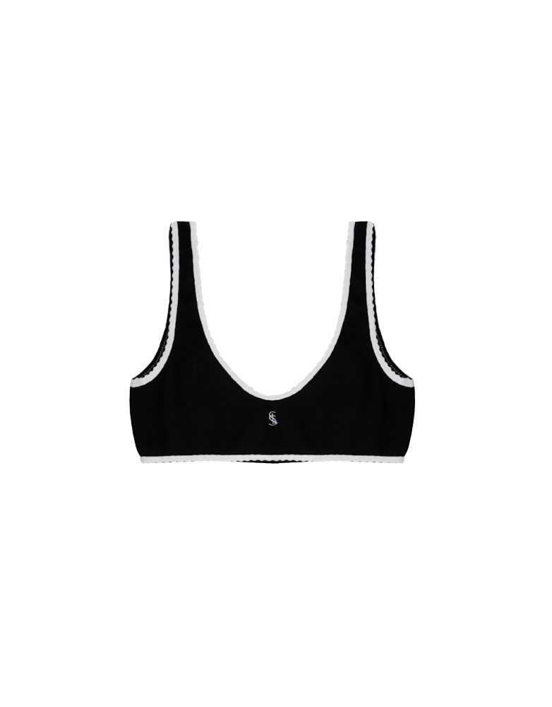 COTTON RIB BRALETTE