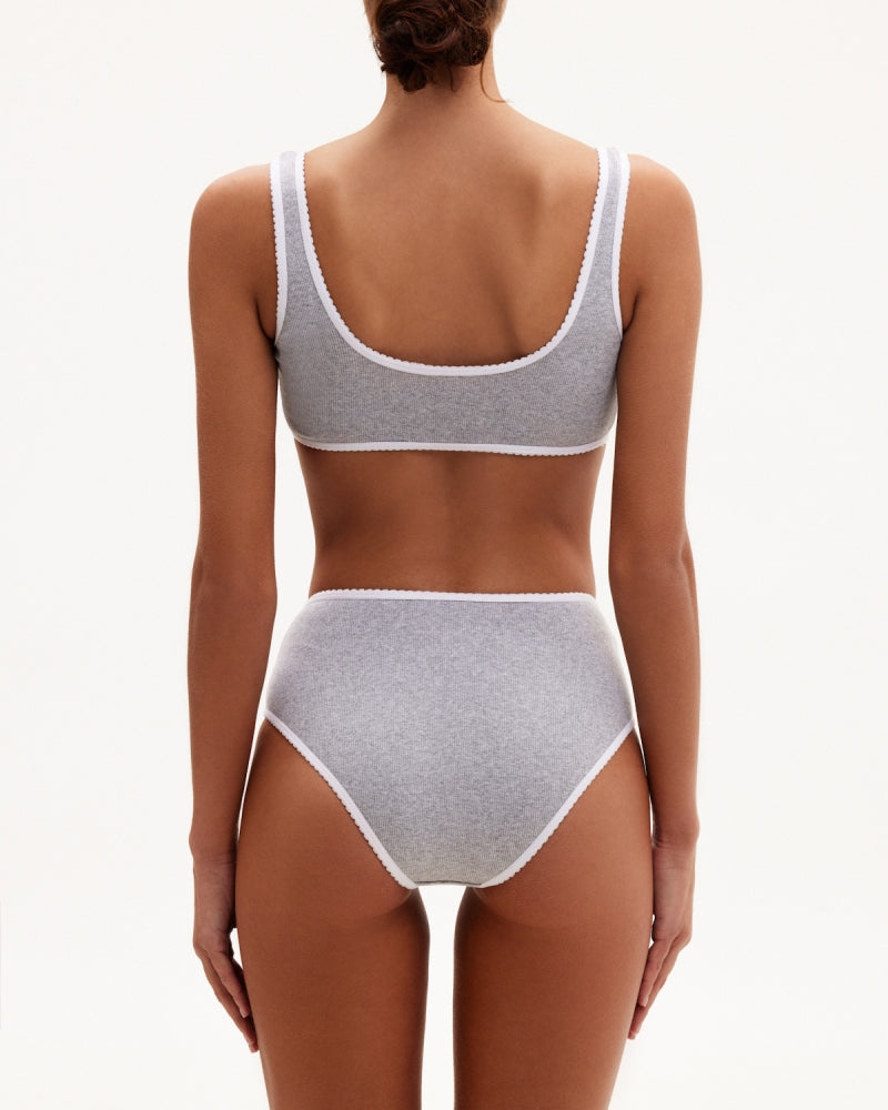 COTTON RIB BRALETTE