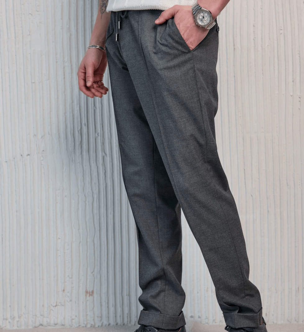 Штани the SUIT MAN бавовняні gray