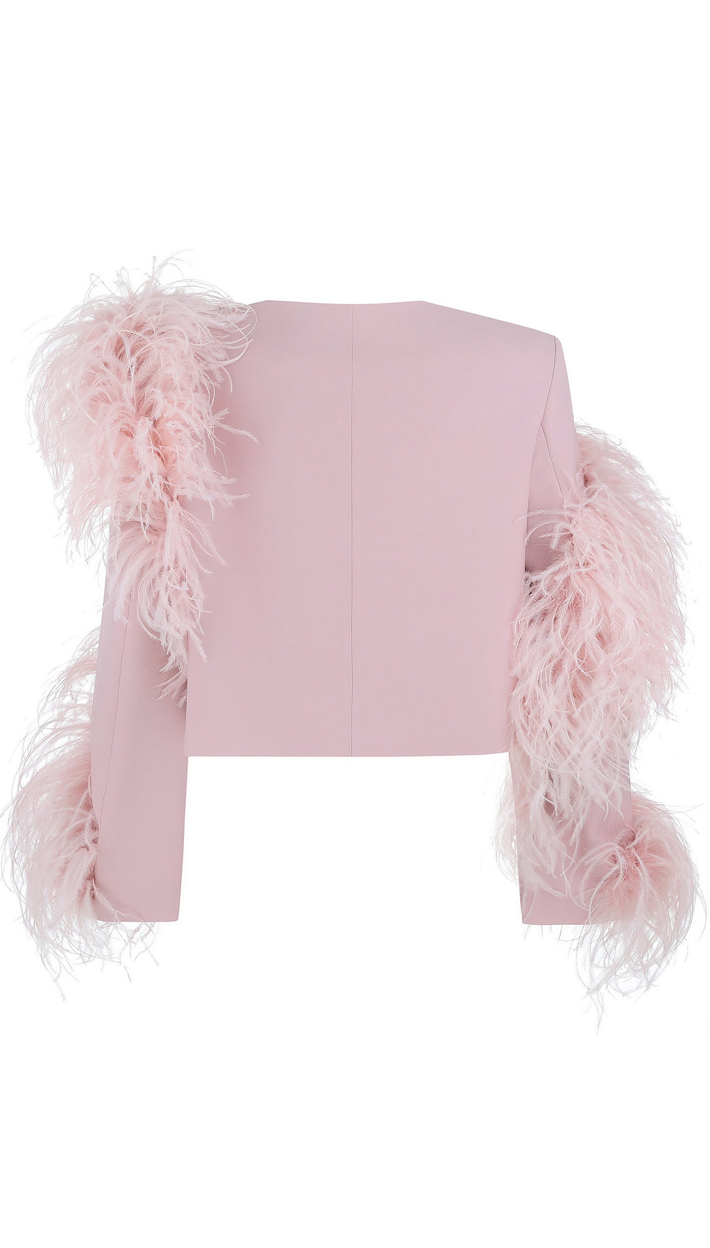 Couture жакет в пудрово-рожевому кольорі