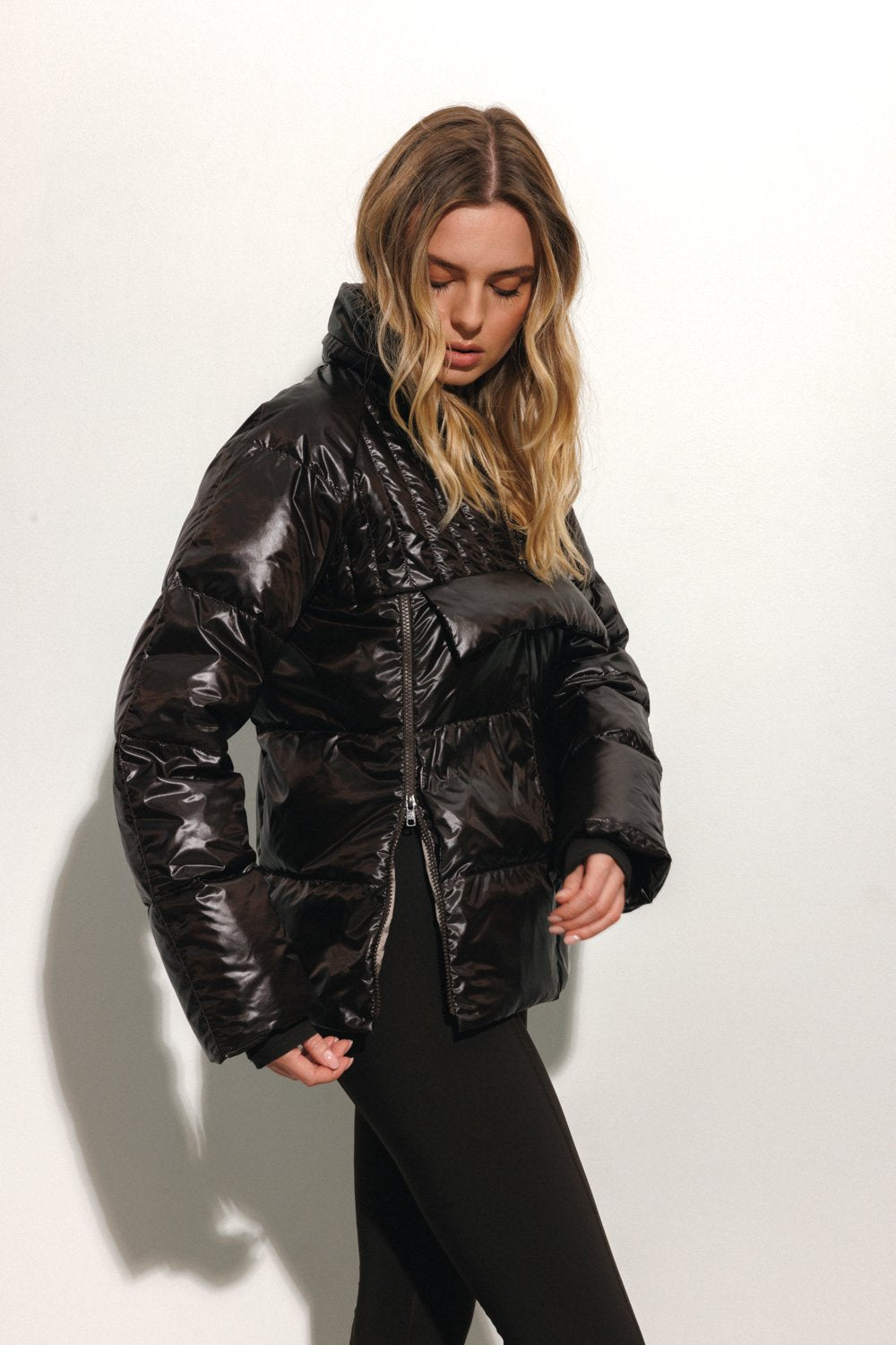 Анорак пуховий блакитний