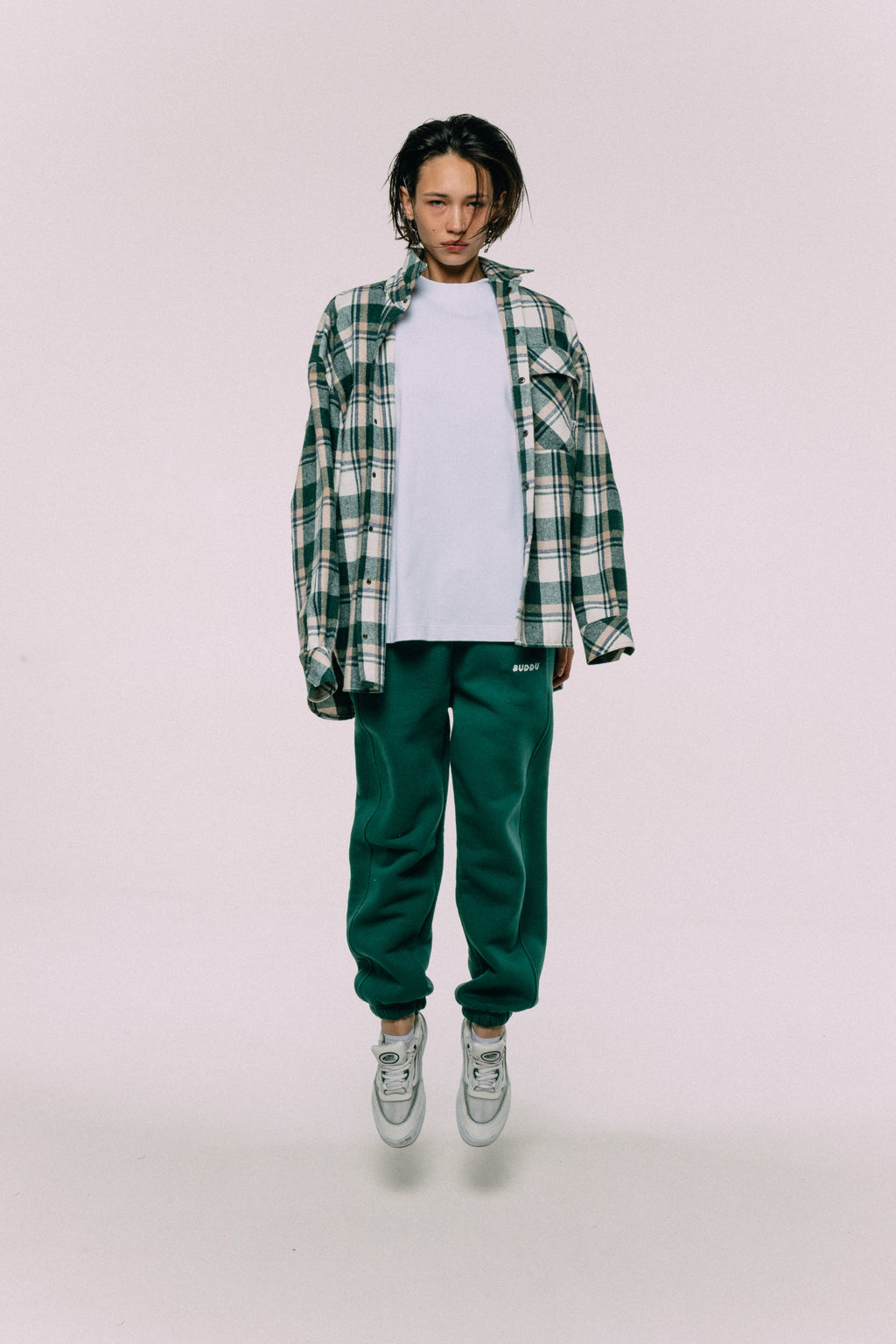 Картата сорочка утеплена GREEN #1