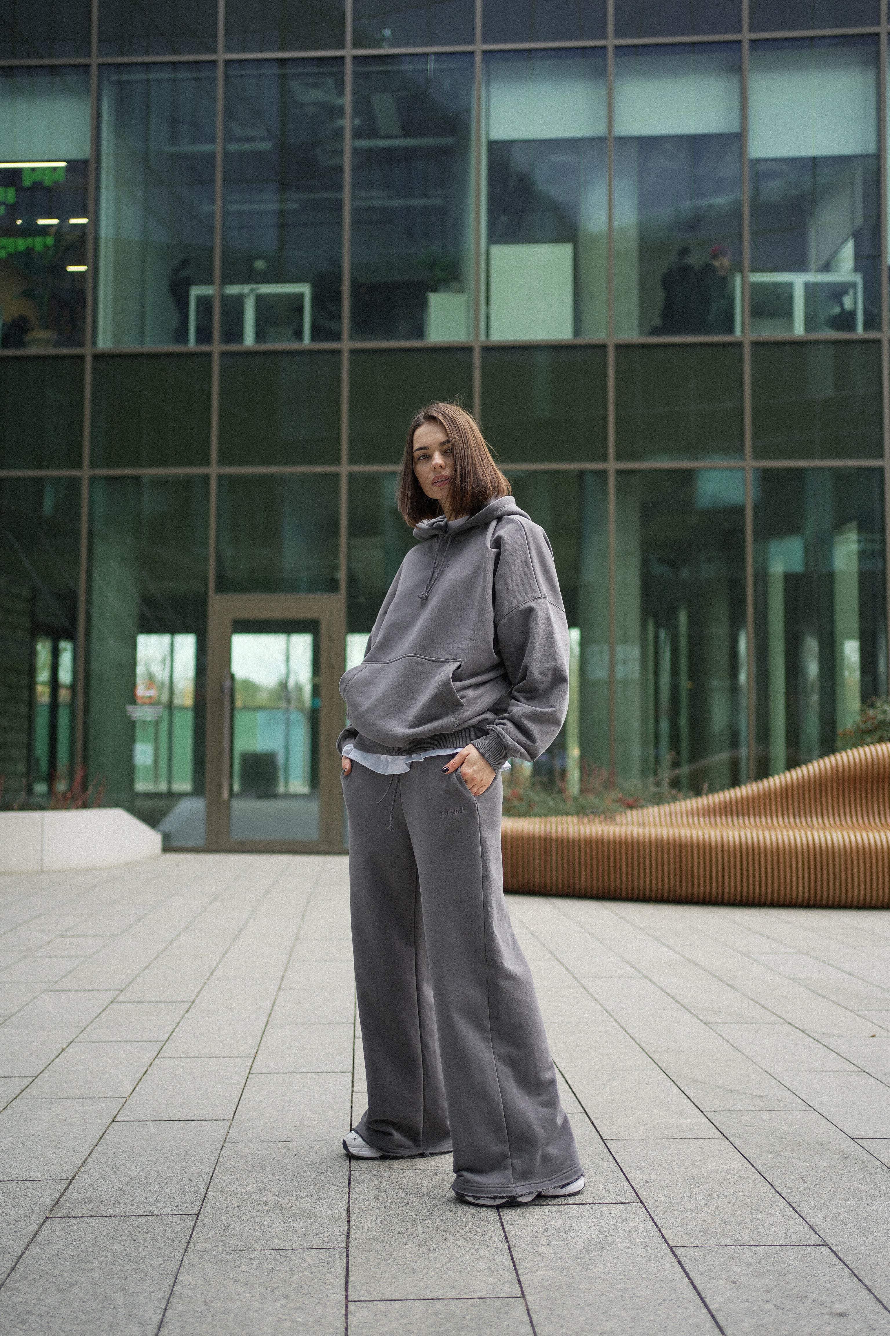 Штани палаццо Urban без флісу