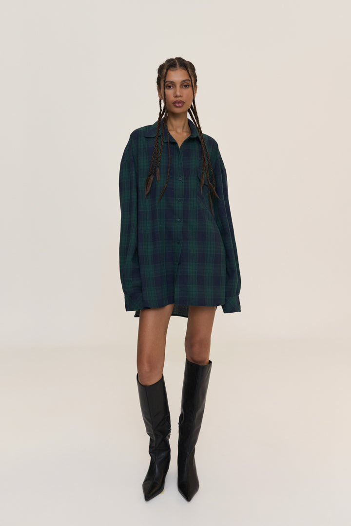 Синя картата сорочка DADDY’S