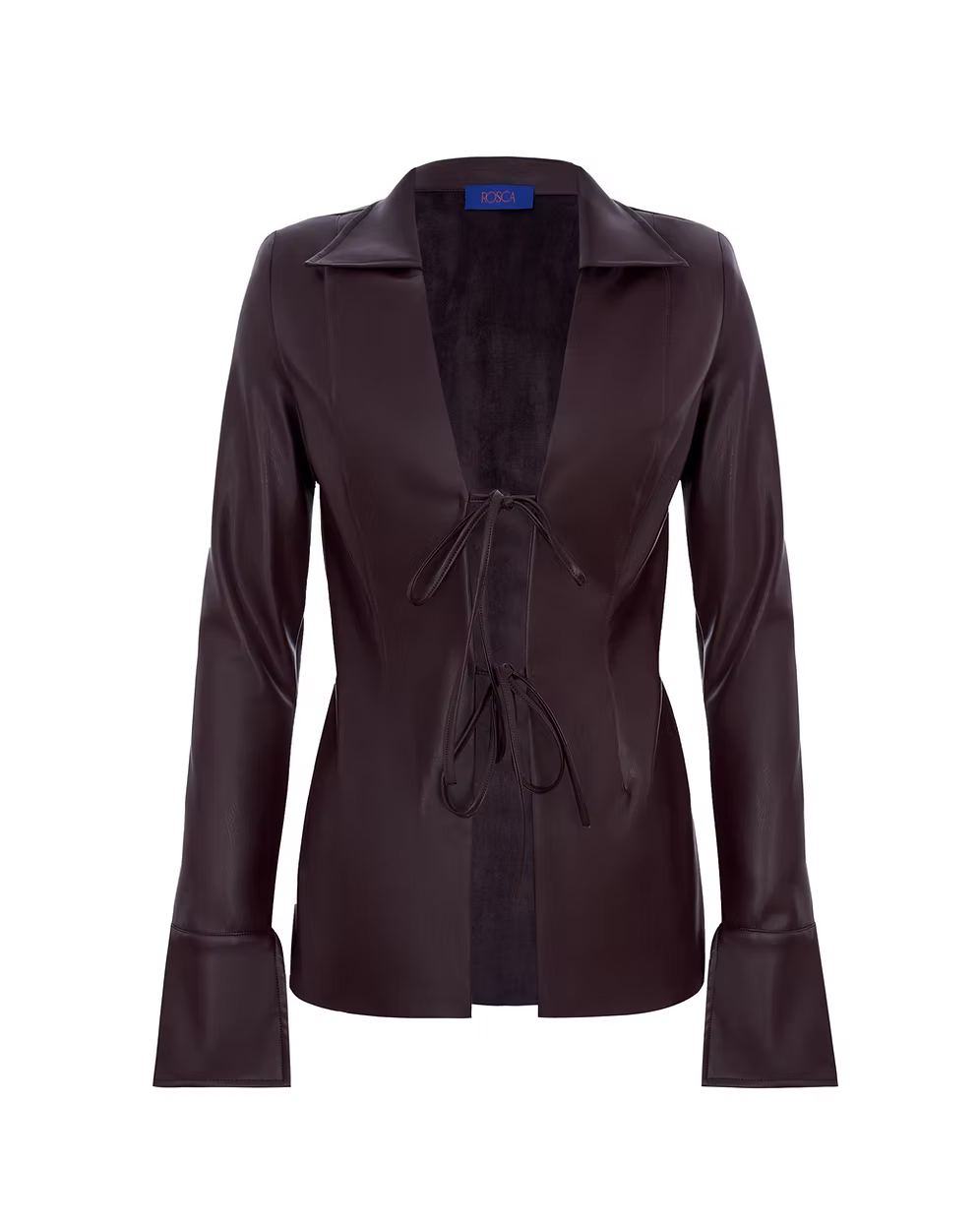 ROSCA Brown leather shirt