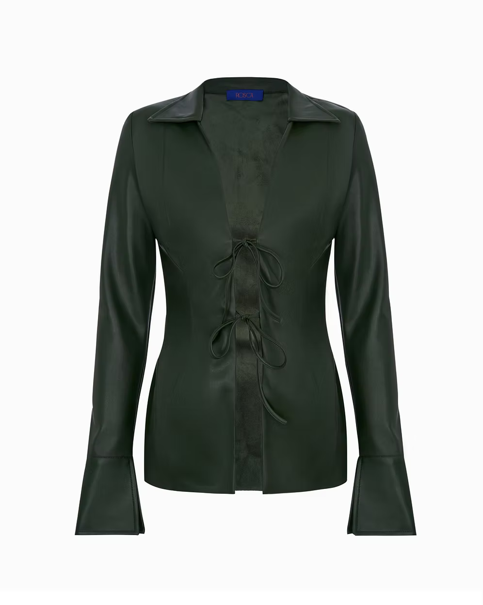 ROSCA Brown leather shirt