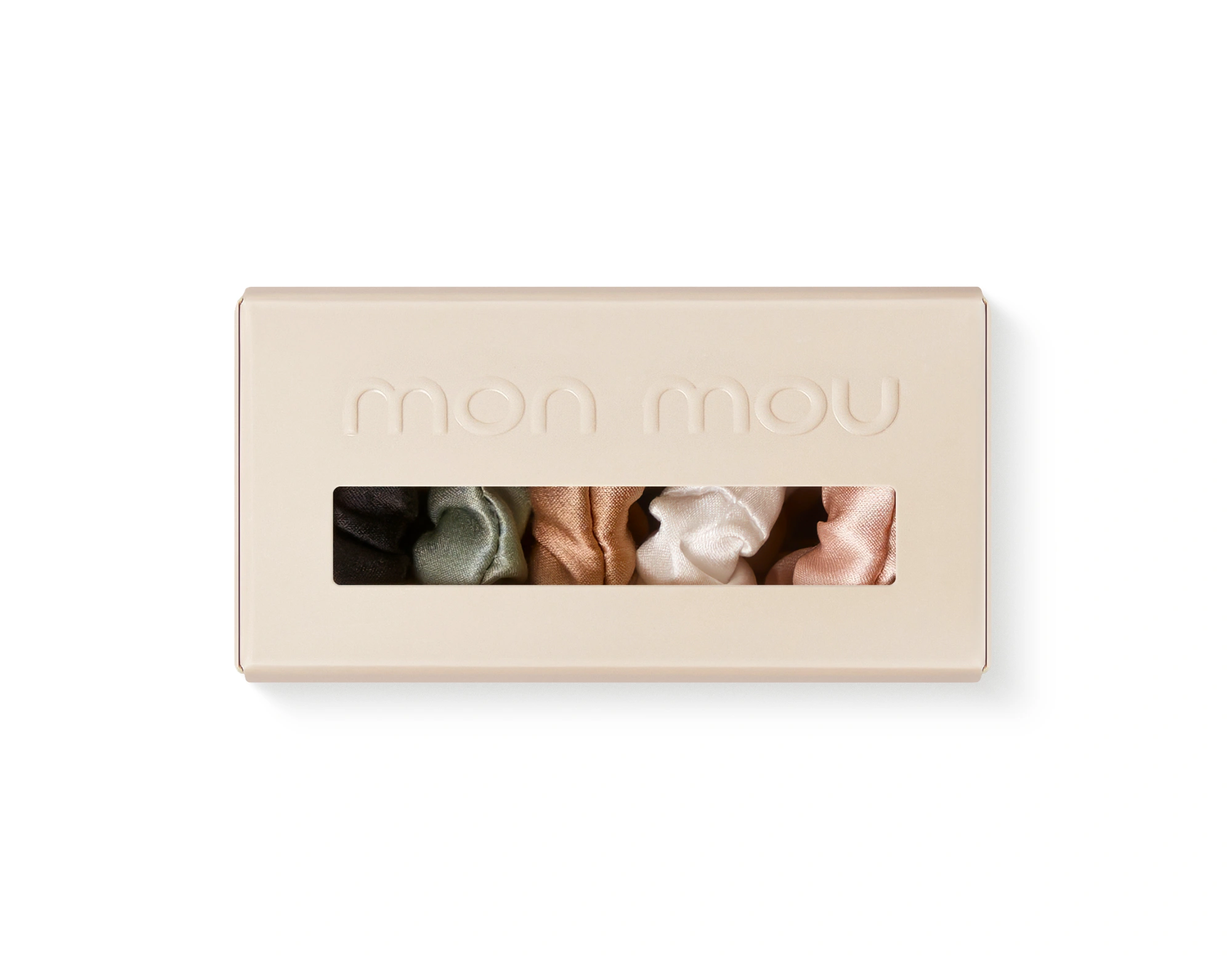 SILK SLIM SCRUNCHIES SET набір тонких шовкових резинок
