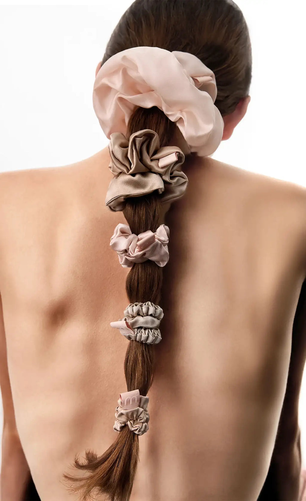 SILK SLIM SCRUNCHIE тонка шовкова резинка
