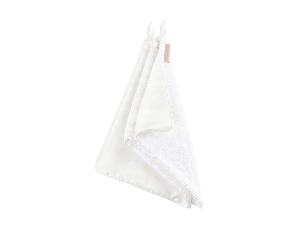 SOFT SILK TOWELS WHITE набір шовкових рушників з махрою