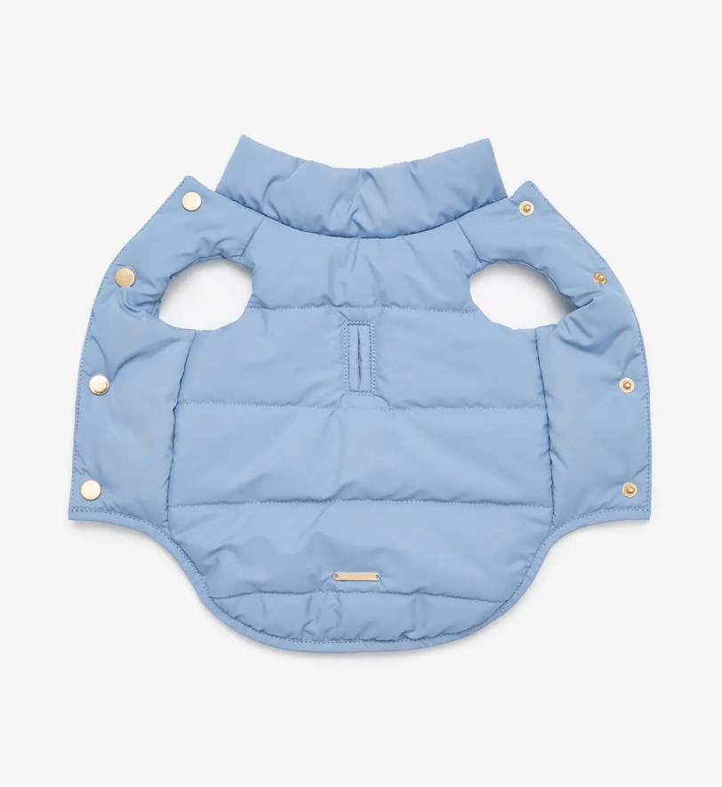 Жилетка пухова CHOUCHOU для собак блакитна