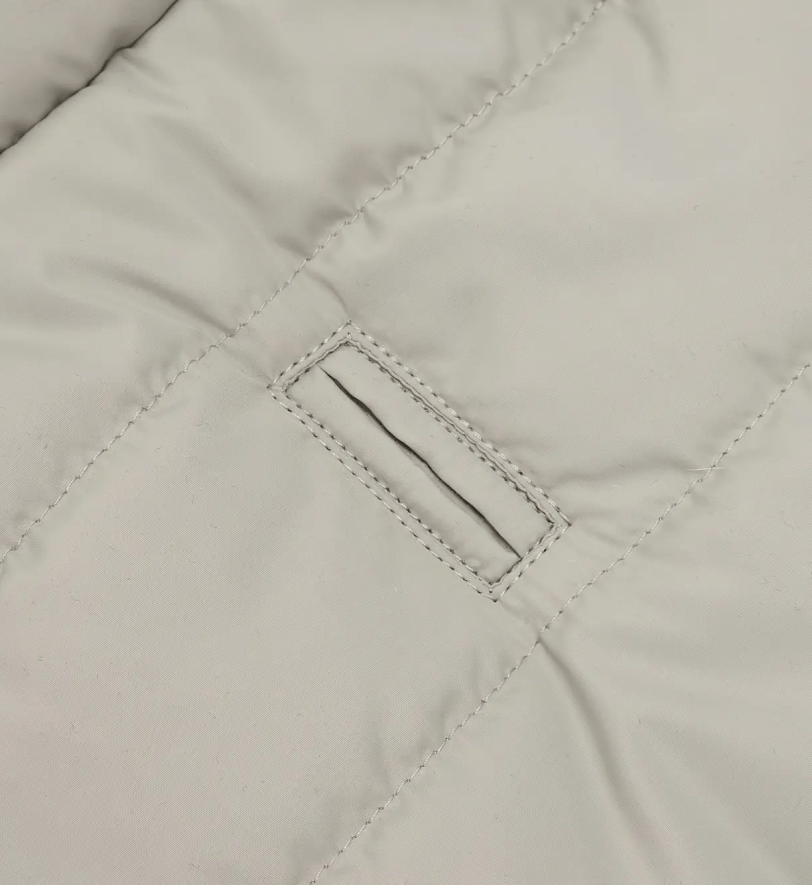 Жилетка-пуфер CHOUCHOU для собак сіра