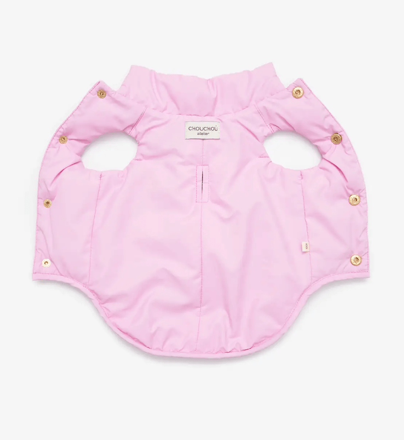 Жилетка-пуфер CHOUCHOU для собак рожева