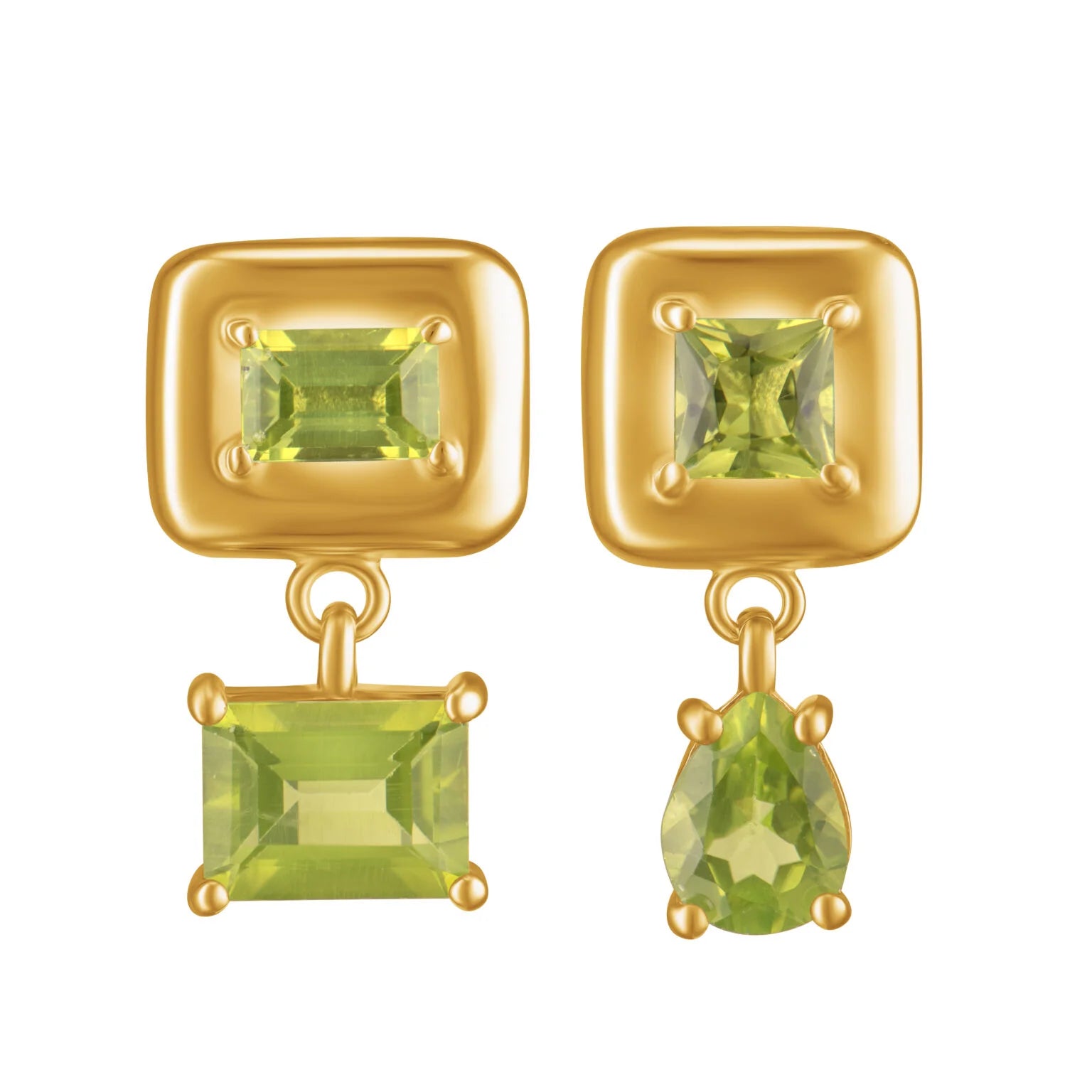 Earrings Splash Green