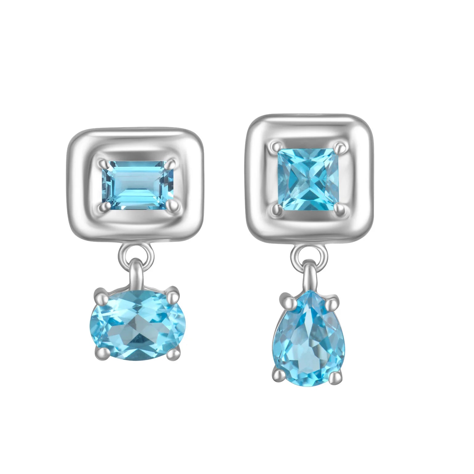 Серьги Splash Blue