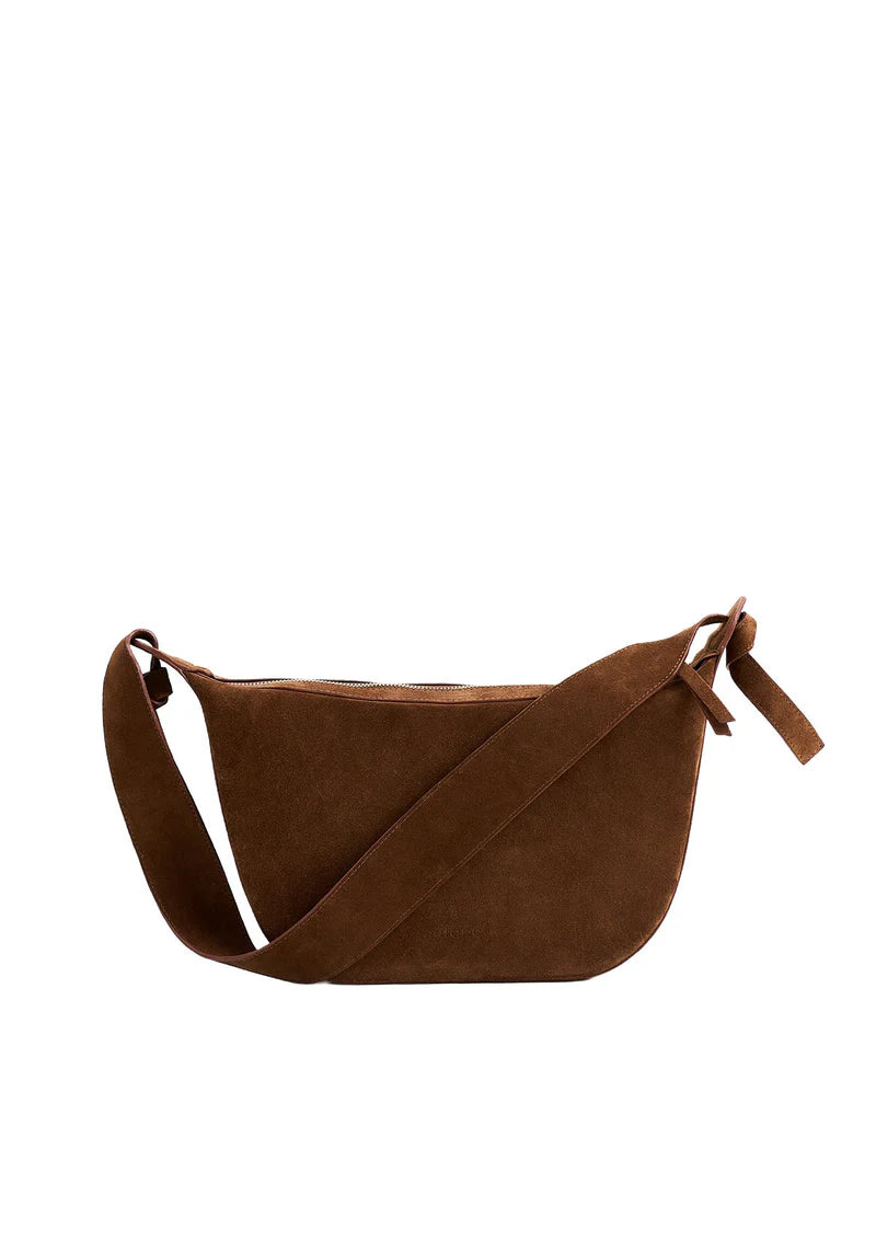 Croissant Grande Suede Bag