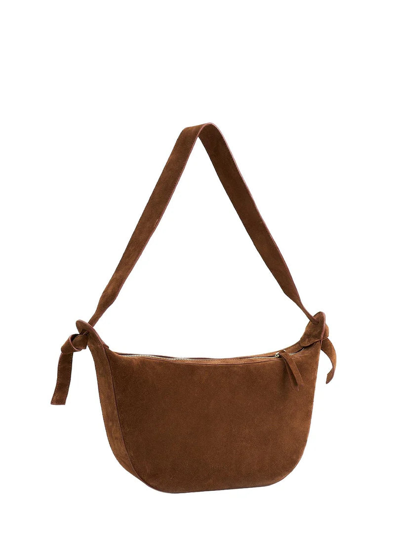 Croissant Grande Suede Bag