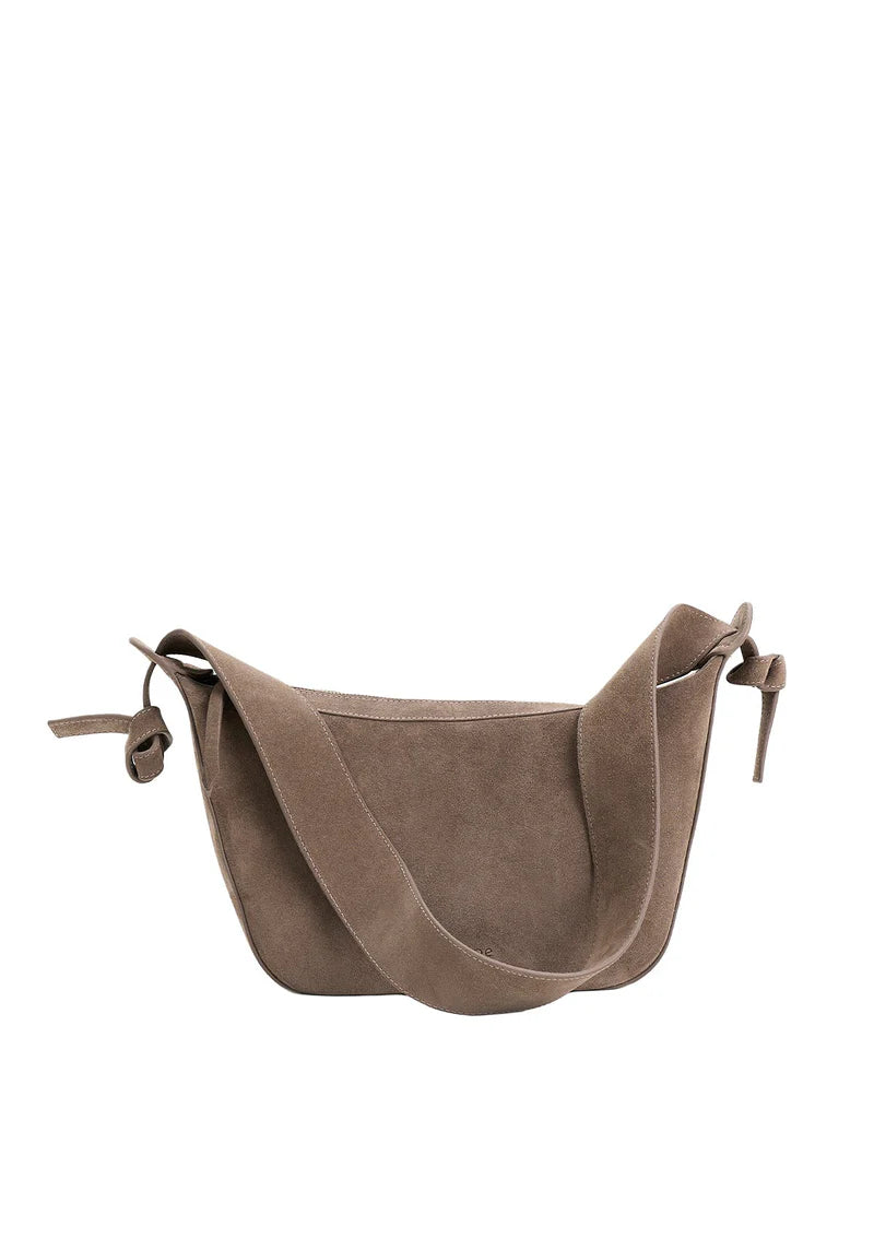 Croissant Grande Suede Bag