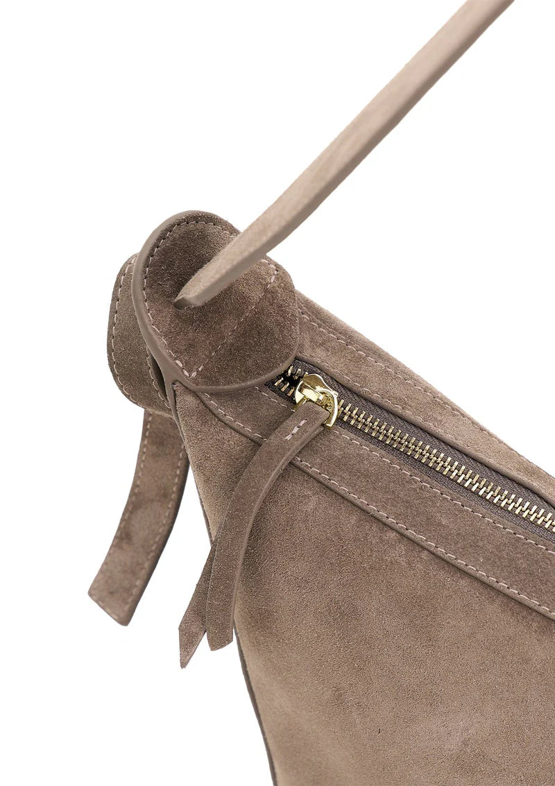 Croissant Grande Suede Bag