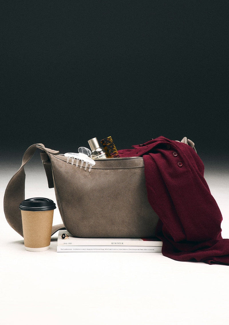 Croissant Grande Suede Bag