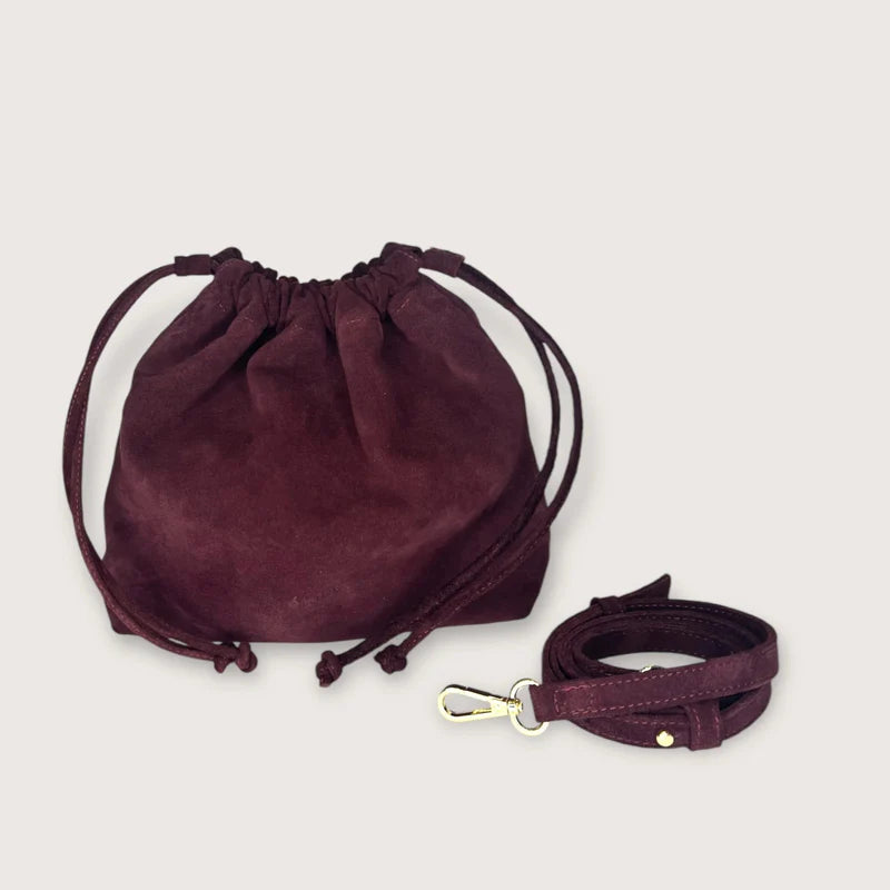 ETAPE Suede bag Florence Suede Brandy